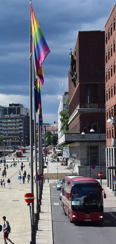 Bilde: Rådhusplassen Oslo Pride 2014, Jan Ove Brenden